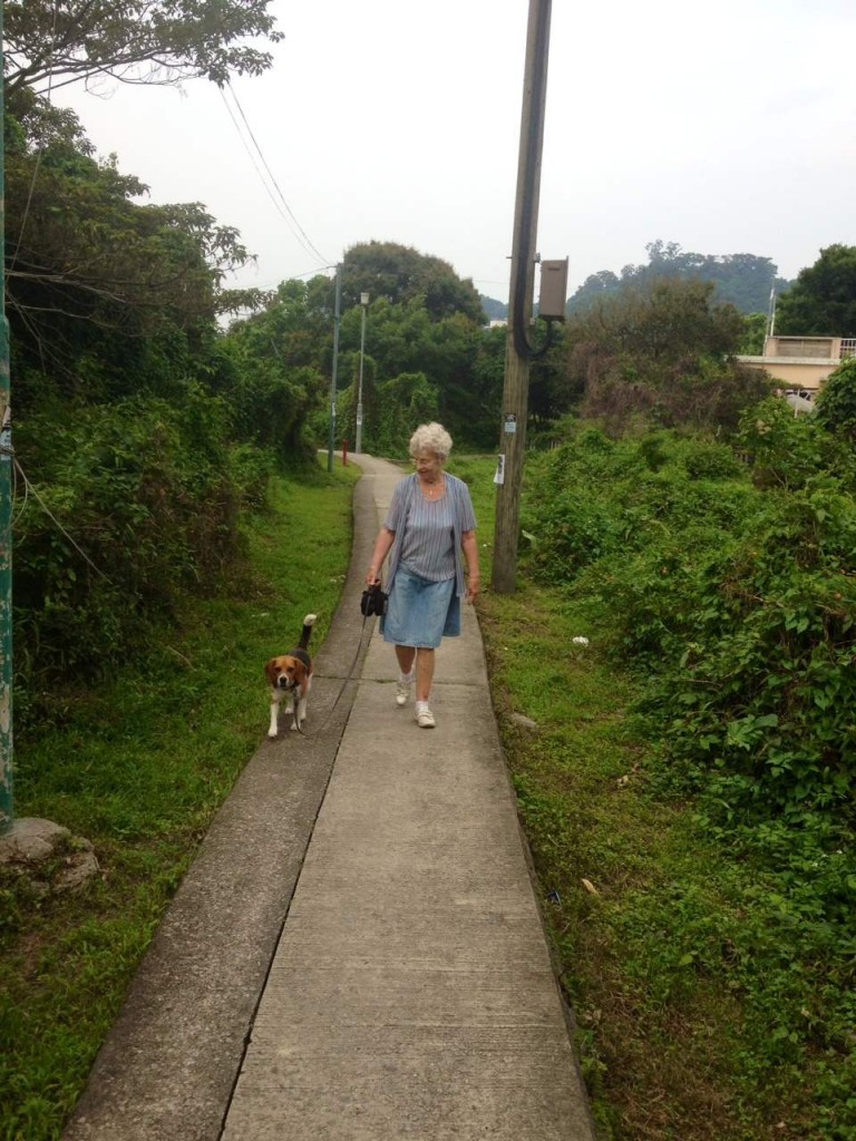 Ruby & grandma walk